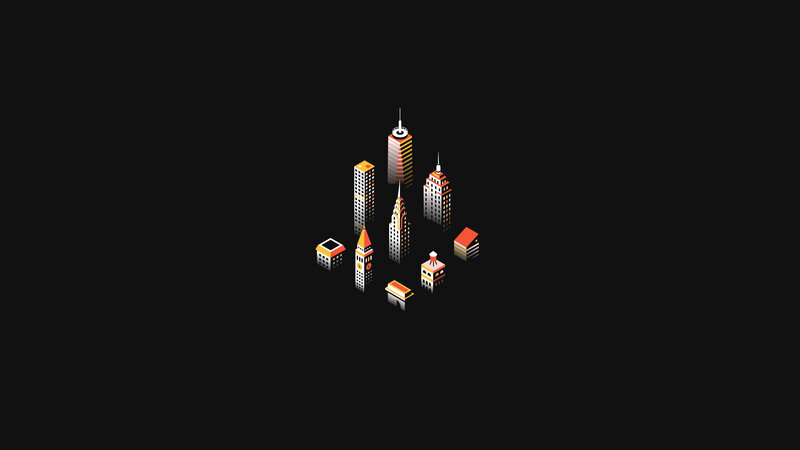 Isometric City Buildings