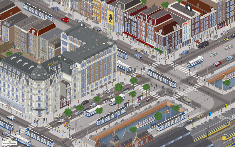 Isometric City Street