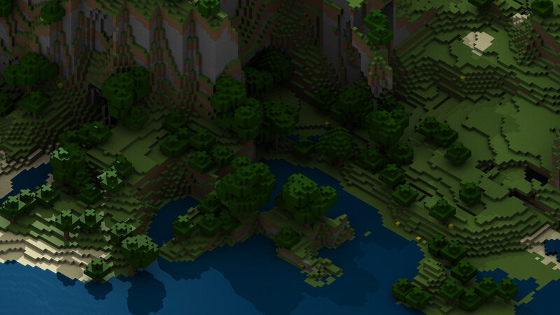 Isometric Forest Landscape