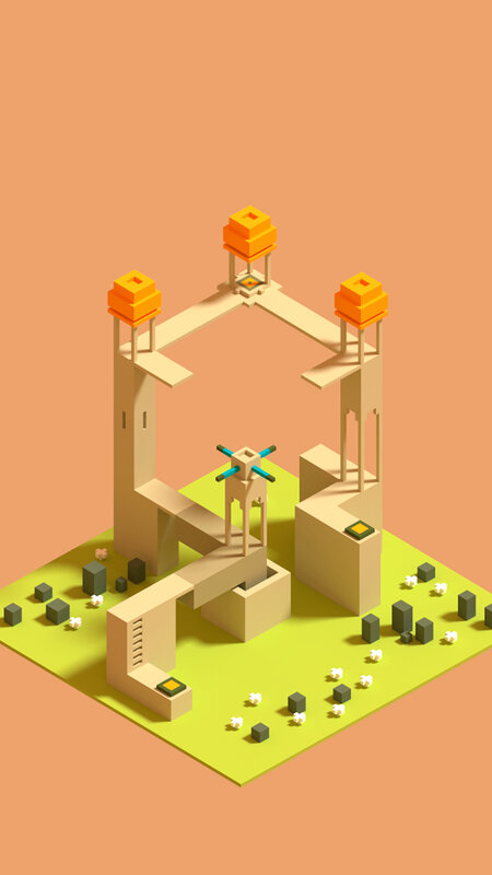 Isometric Puzzle Structure