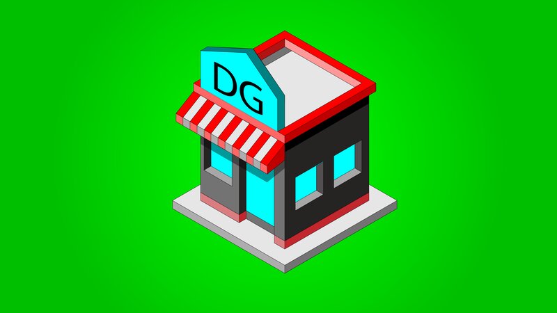 Isometric Shop Building