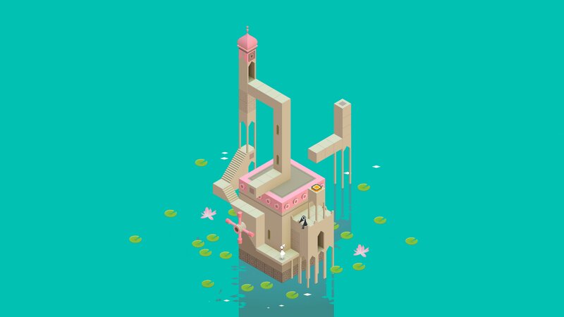 Isometric Temple Structure