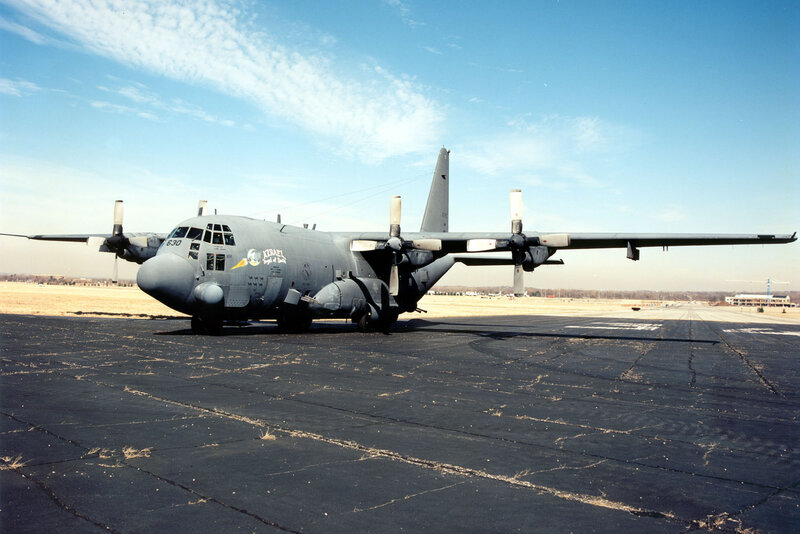 Israeli Air Force C-130 on tarmac