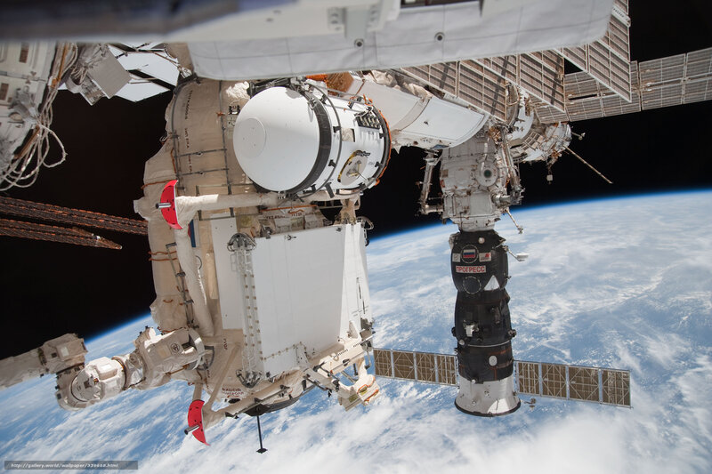 ISS and Progress spacecraft