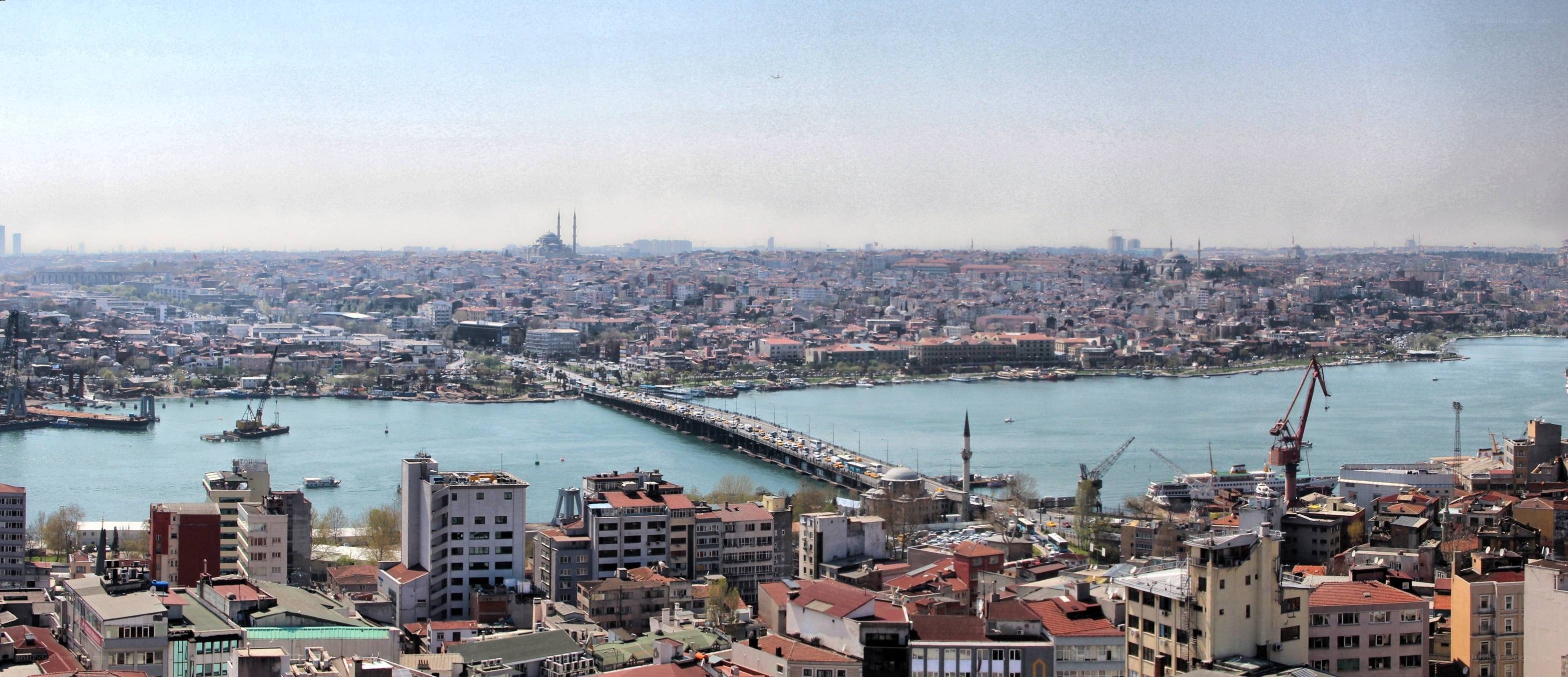 Istanbul cityscape with Bosphorus