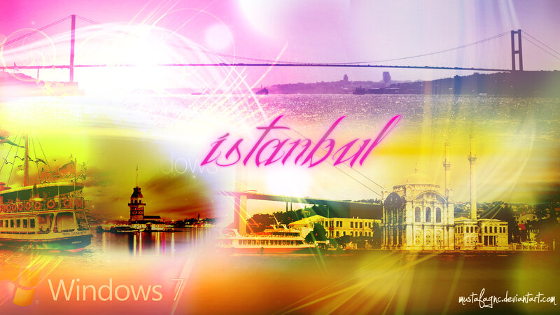 Istanbul Skyline Collage