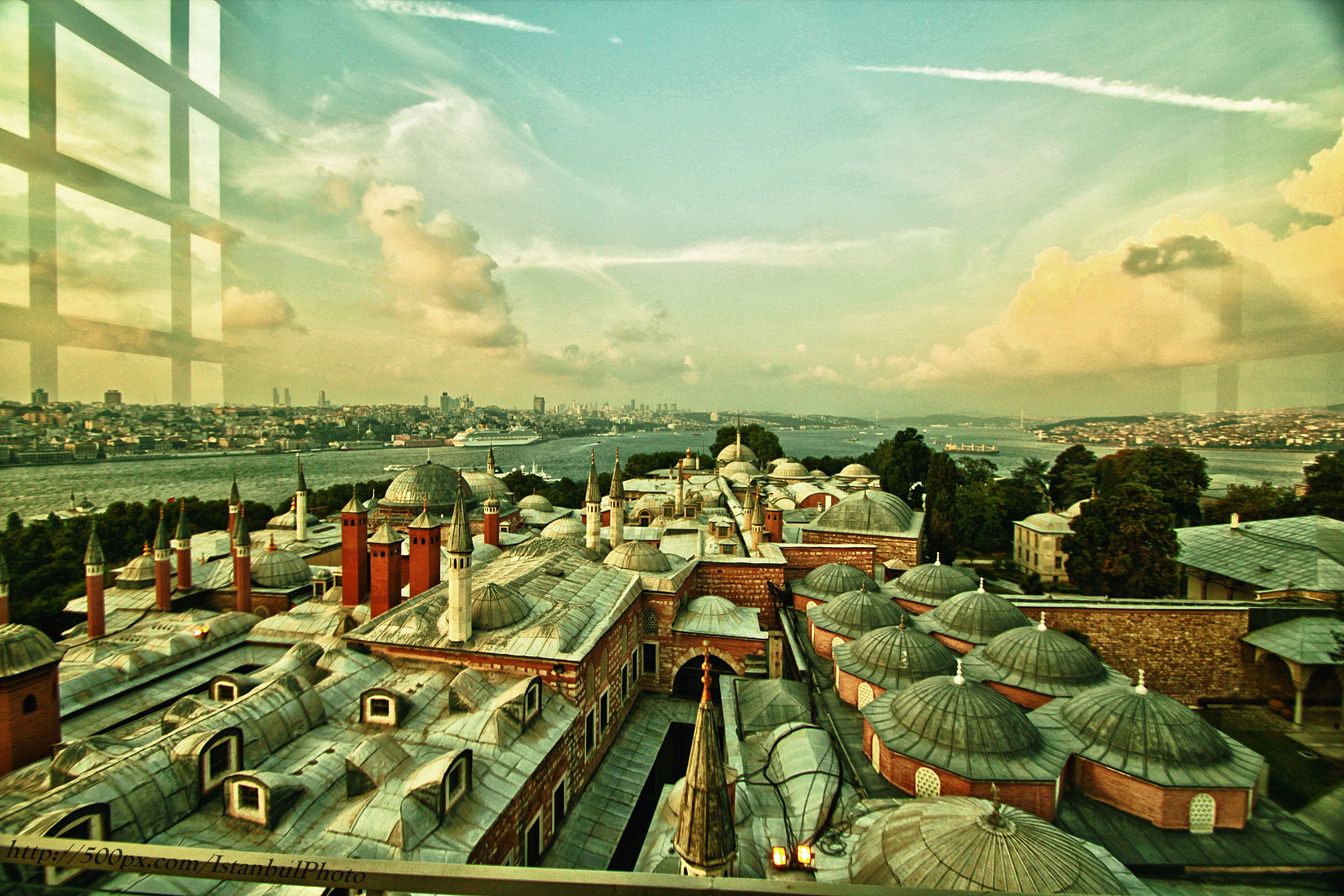 Istanbul skyline with domes