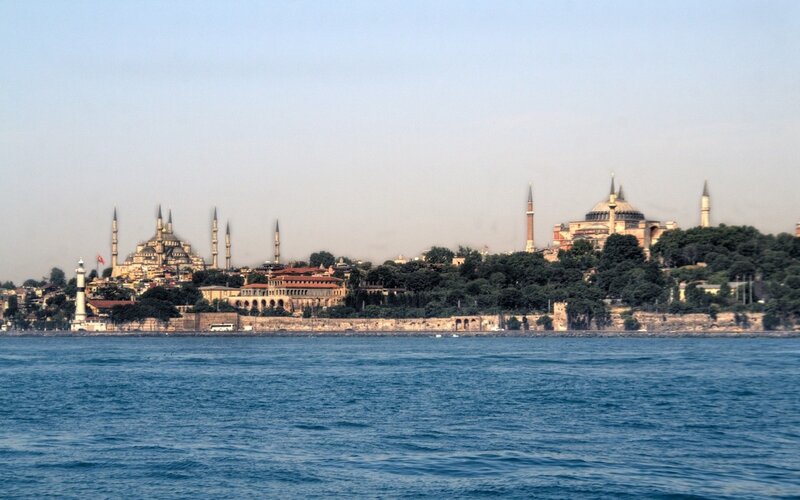 Istanbul skyline with historic buildings