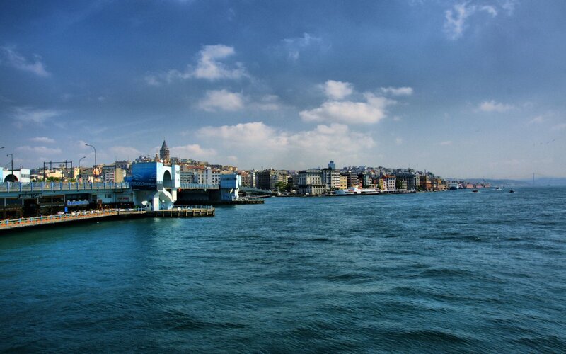 Istanbul waterfront view