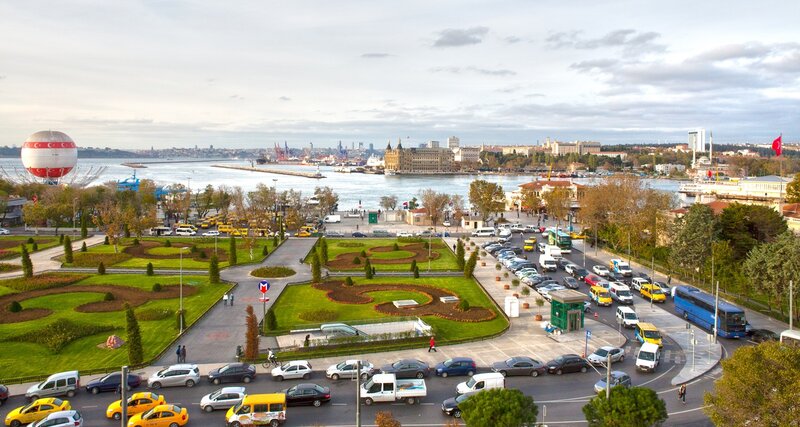 Istanbul waterfront view
