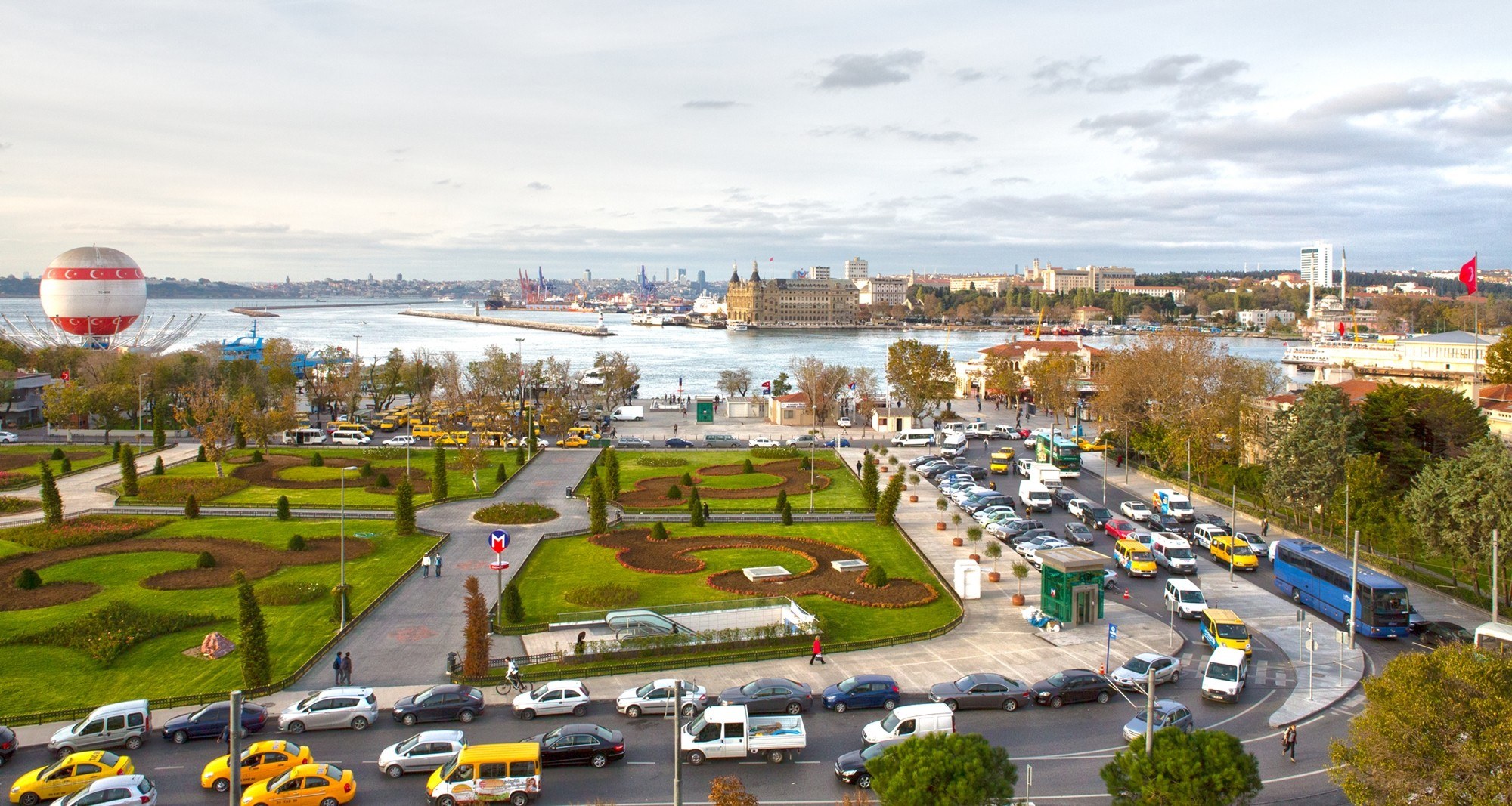 Istanbul waterfront view
