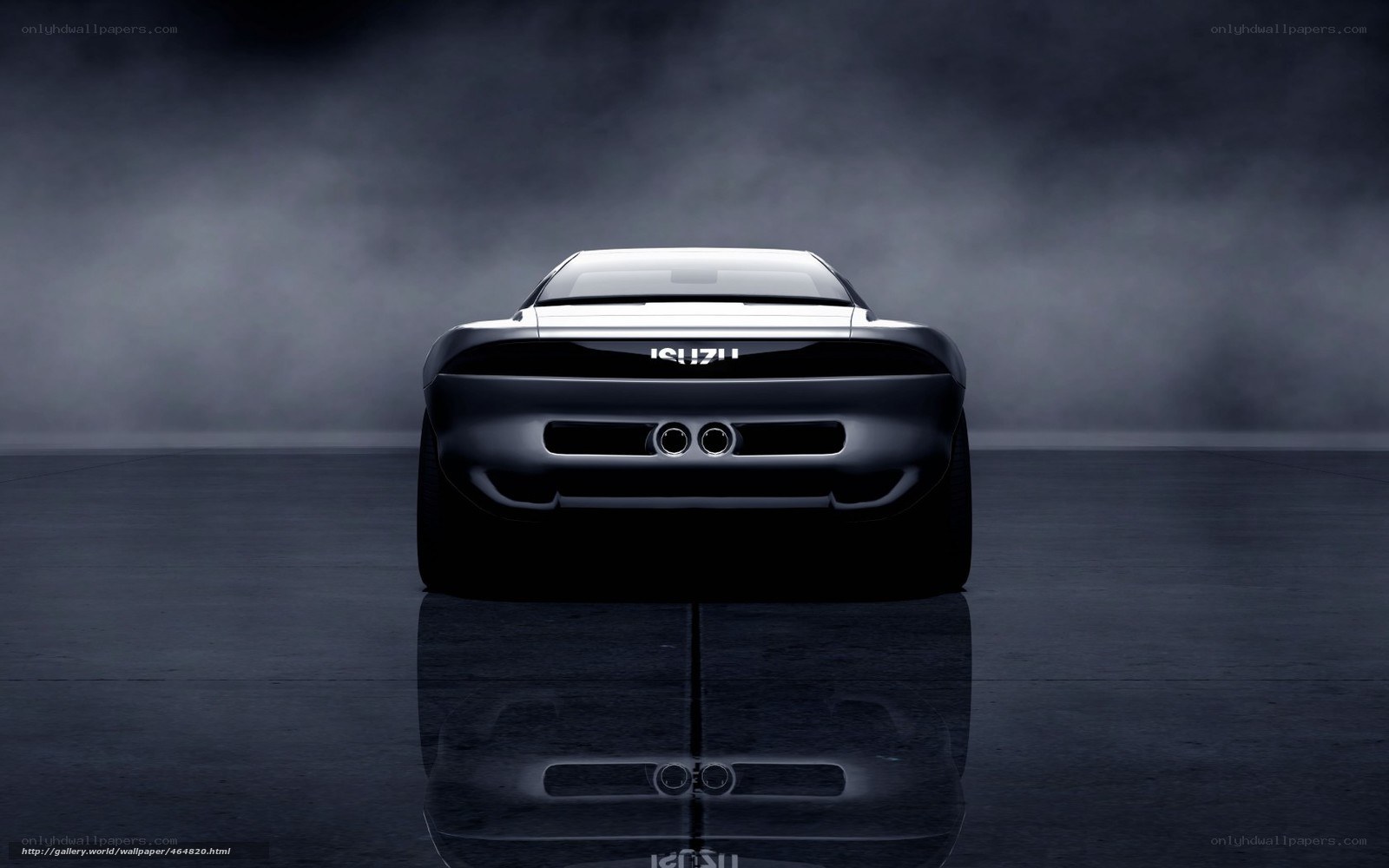 Isuzu concept car rear view