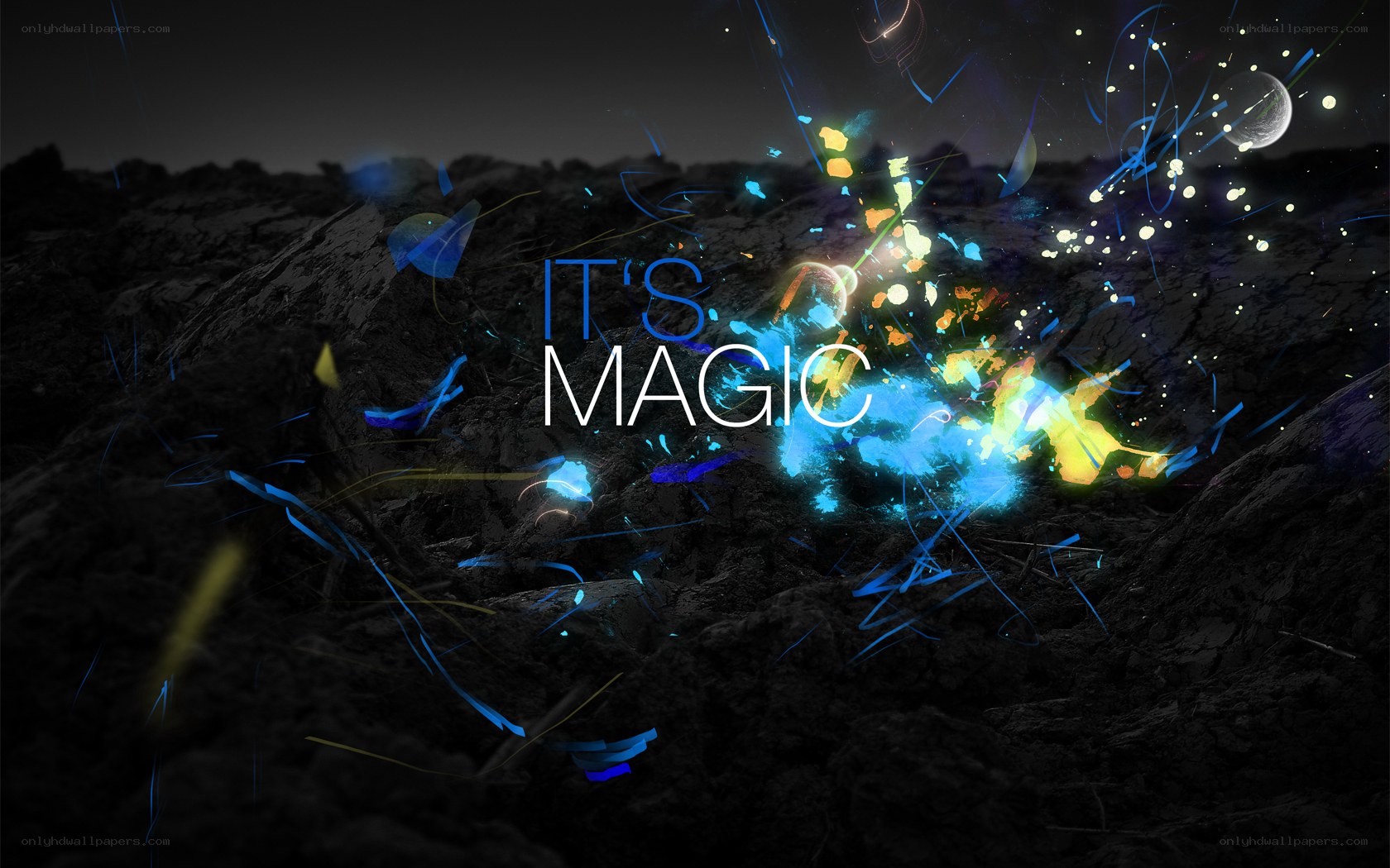 it's magic text art