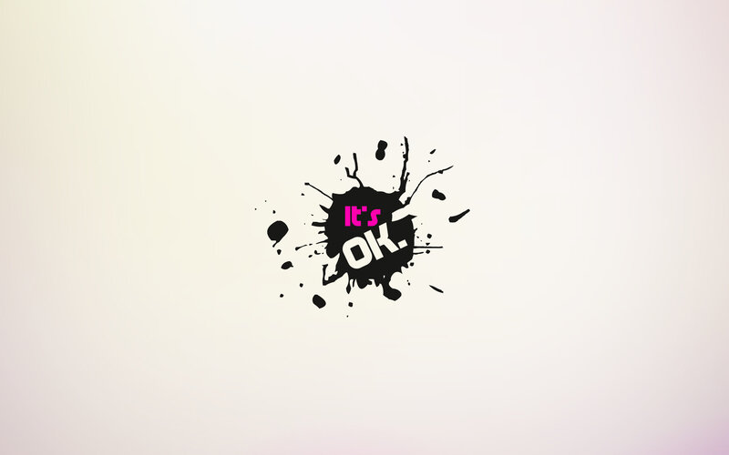 It's OK logo splash