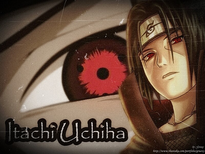 Itachi Uchiha anime portrait