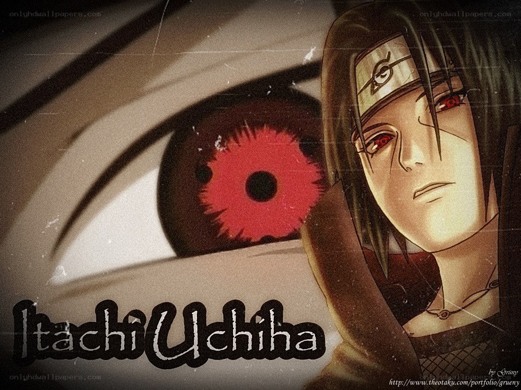 Itachi Uchiha anime portrait