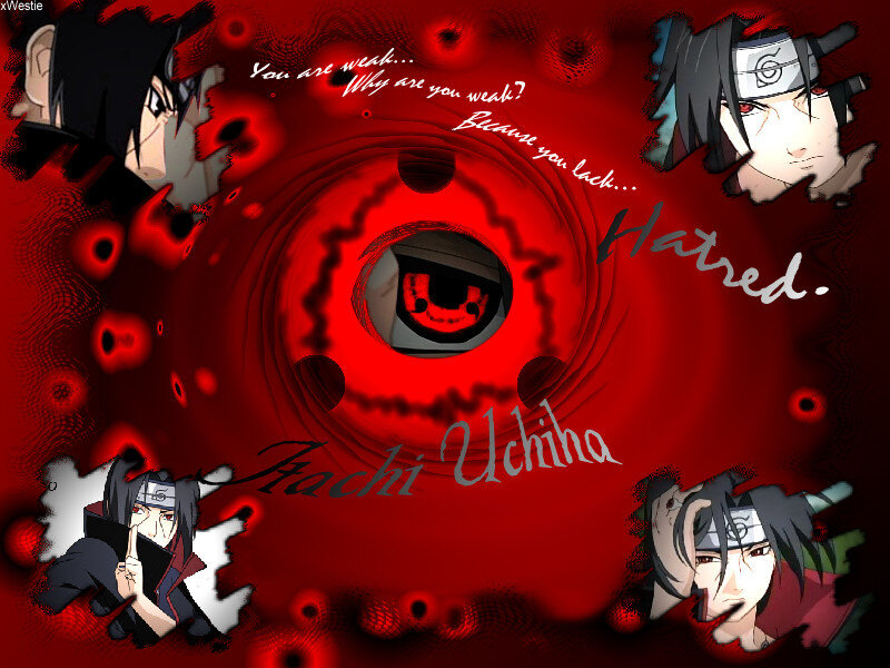 Itachi Uchiha Character Art — Red