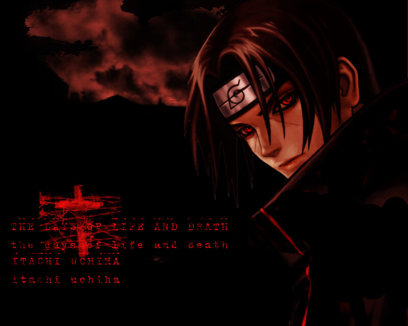 Itachi Uchiha Character — Black
