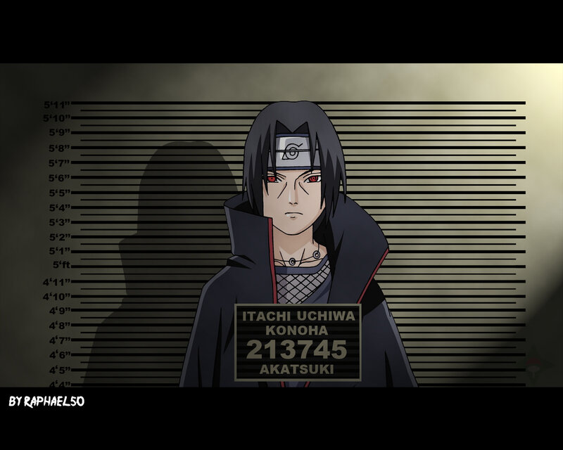 Itachi Uchiha mugshot