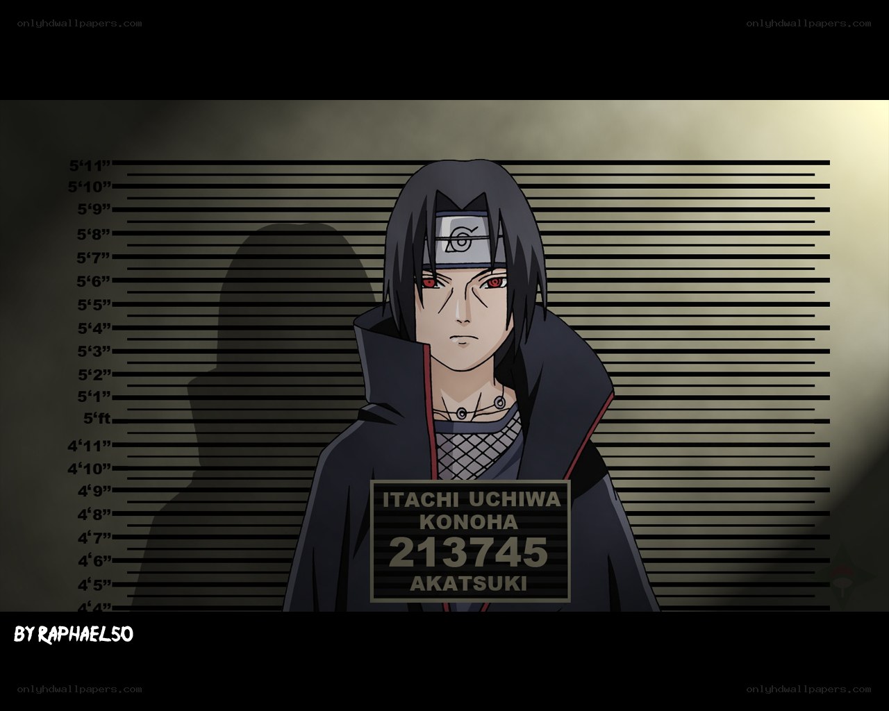 Itachi Uchiha mugshot