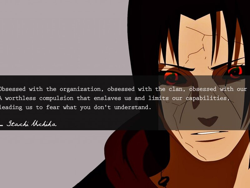 Itachi Uchiha quote