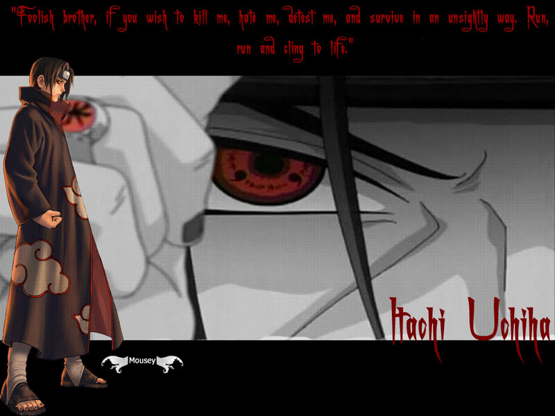 Itachi Uchiha quote wallpaper