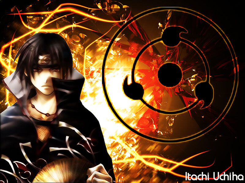 Itachi Uchiha with Sharingan