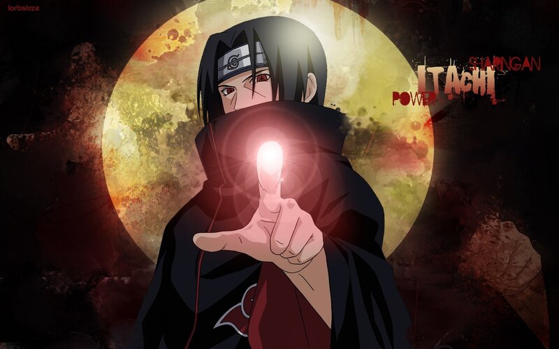 Itachi Uchiha with Sharingan