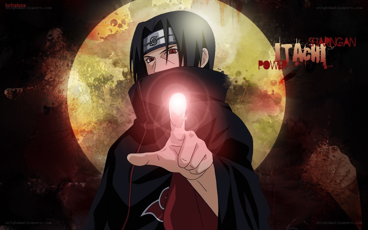 Itachi Uchiha with Sharingan