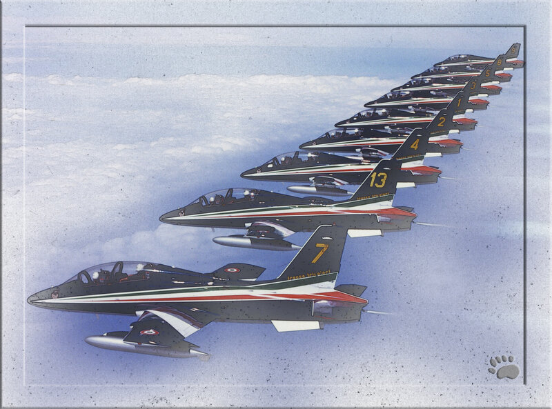 Italian Aerobatic Team — Blue