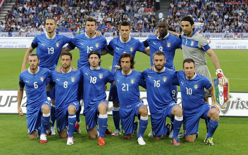 Italian Football Team — Blue