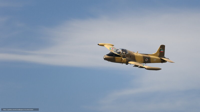 Italian jet in flight