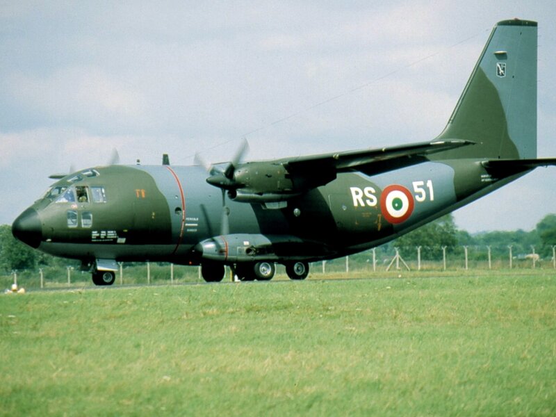 Italian military transport aircraft