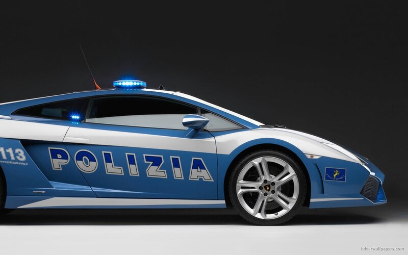 Italian police Lamborghini