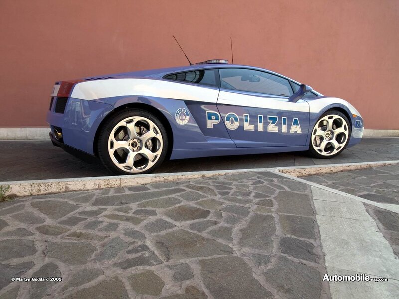 Italian police Lamborghini