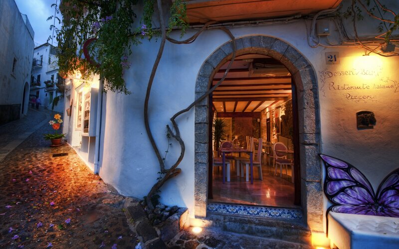 Italian Restaurant Entrance