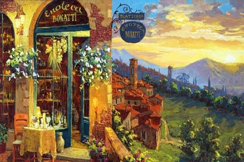 Italian Restaurant Facade