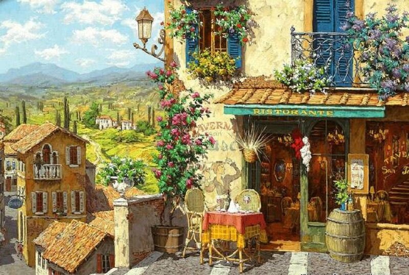 Italian Restaurant in Village