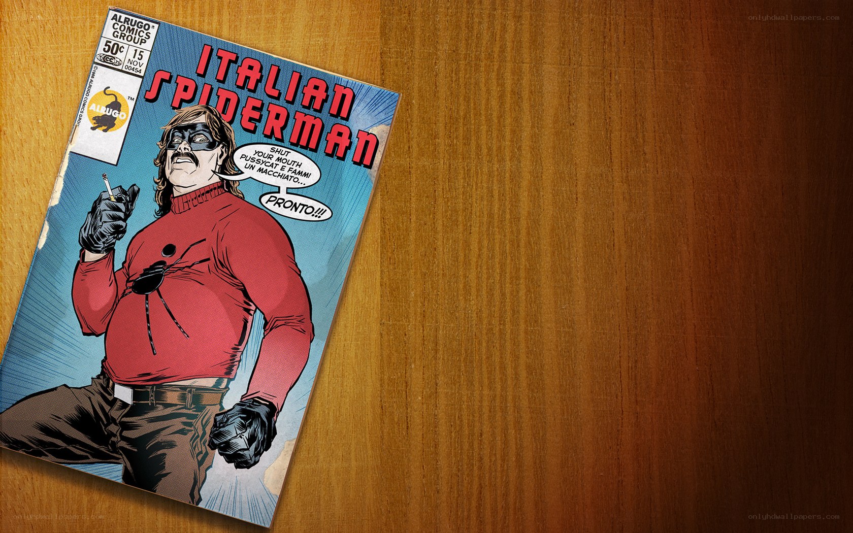 Italian Spiderman comic book