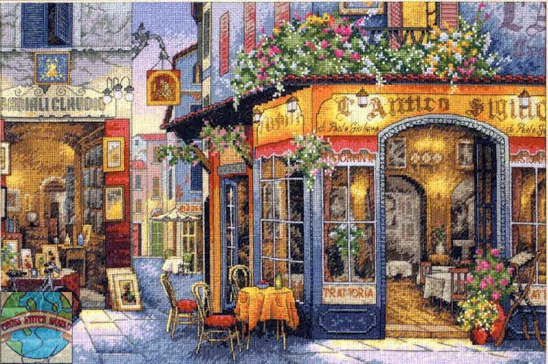 Italian Street Cafe — Yellow, Peaceful