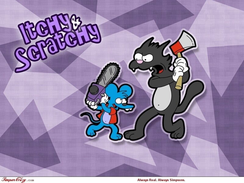 Itchy and Scratchy characters