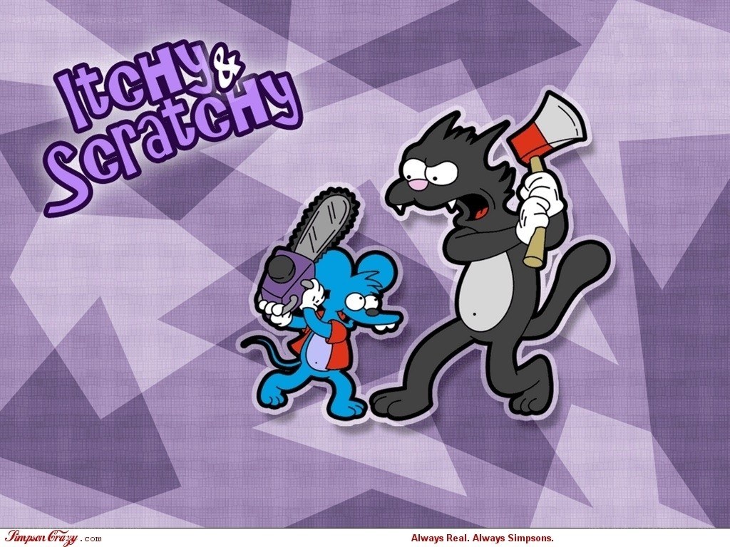 Itchy and Scratchy characters