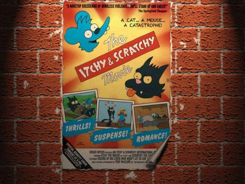 Itchy & Scratchy Movie poster