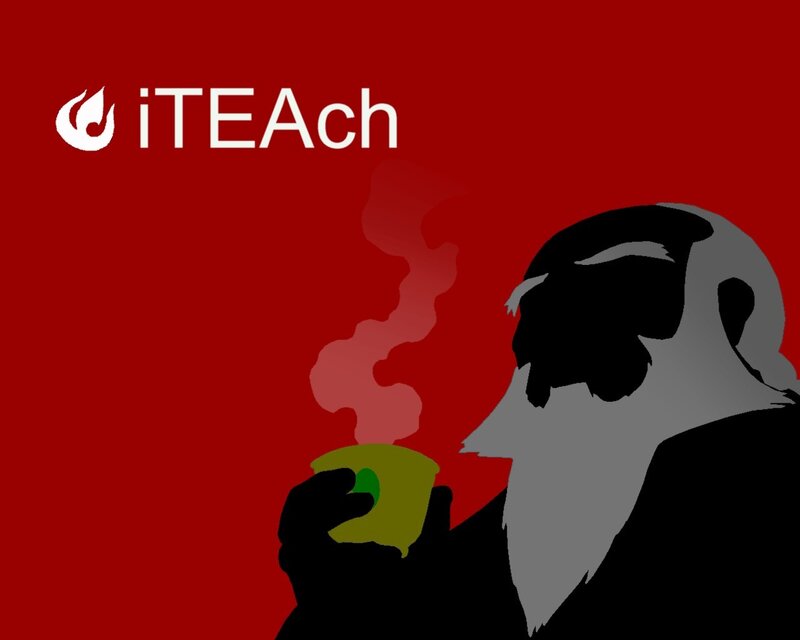 iTEAch logo with monkey