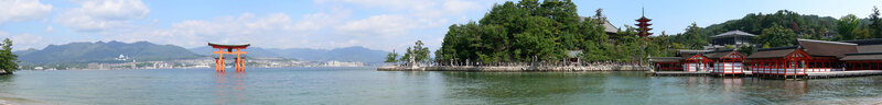 Itsukushima Shrine and Itsukushima Torii