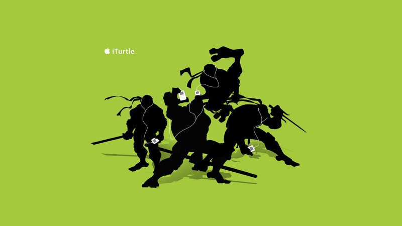iTurtle: Ninja Turtles with iPods