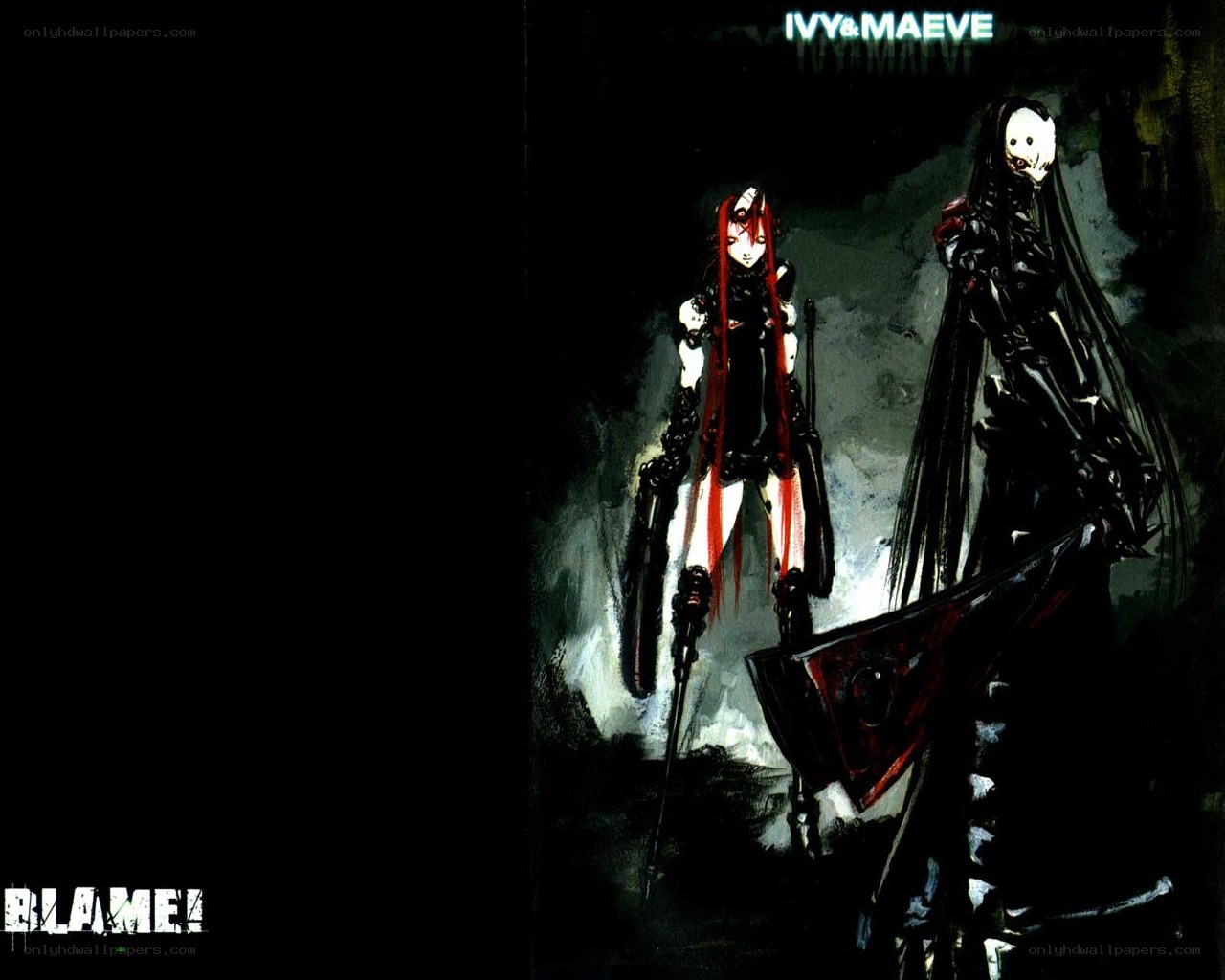 Ivy and Maeve in dark setting