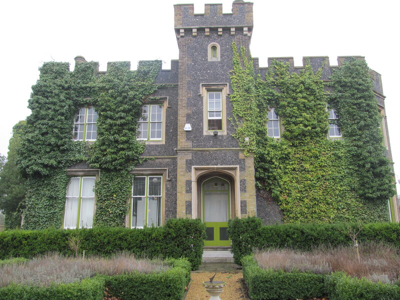 Ivy-covered Castle Building — Green