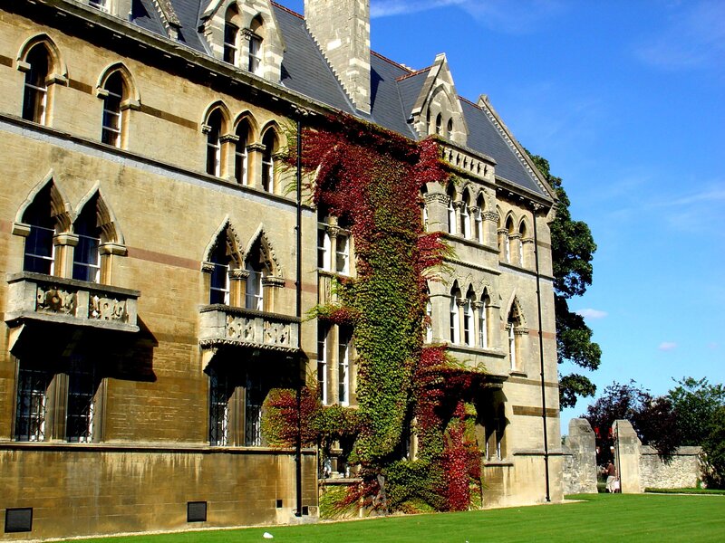 Ivy-covered Stone Building — Green