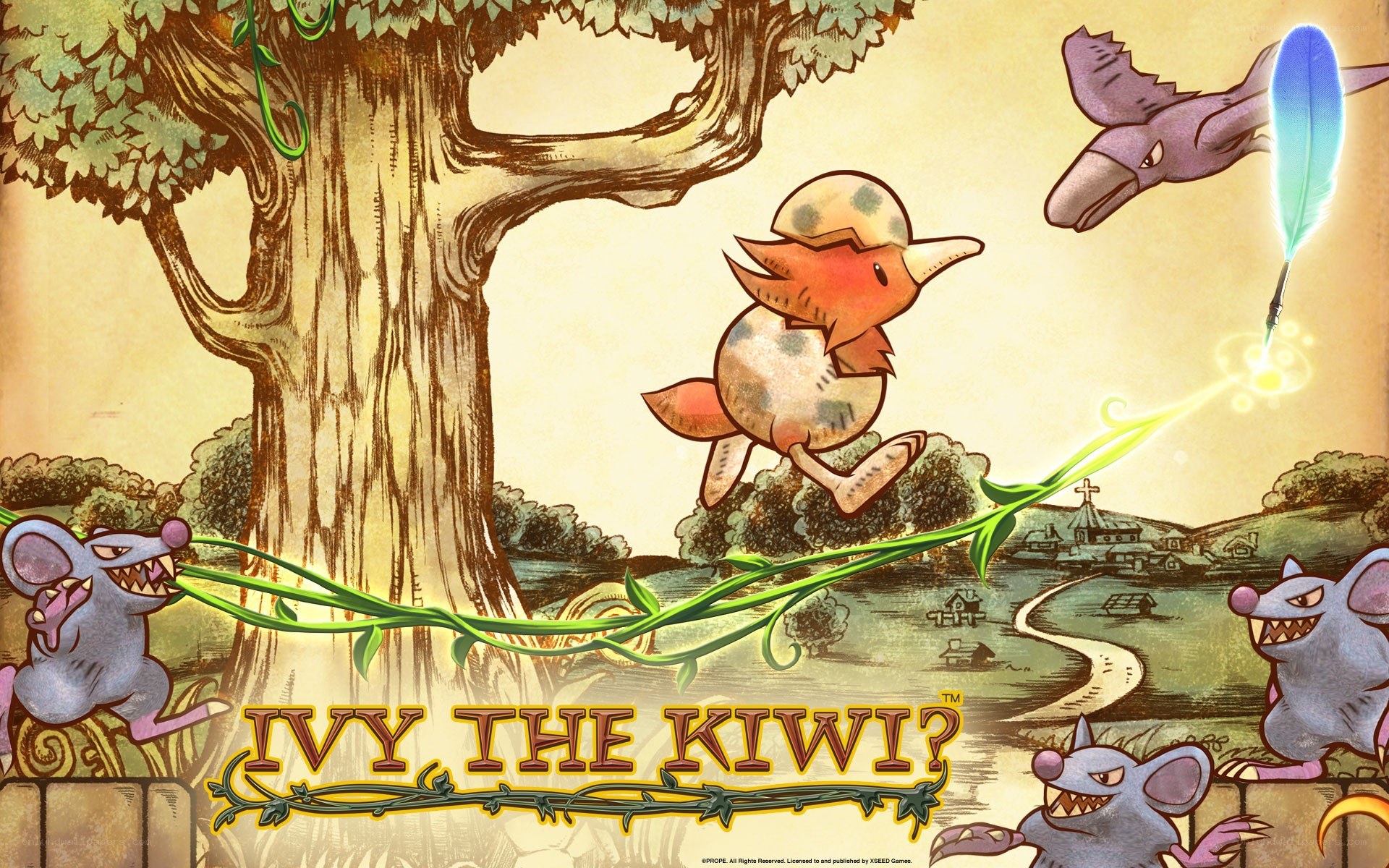 Ivy the Kiwi game art